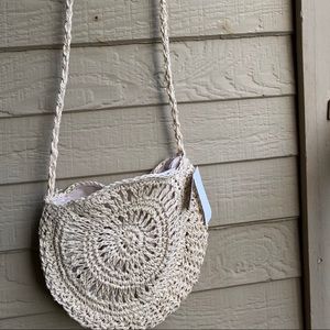 Round crossbody Boho bag